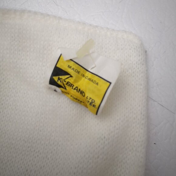 2 / $30.00 - NWT K Brand Ltd. Unisex Off White Double Thickness Alpine Scarf - Picture 3 of 5